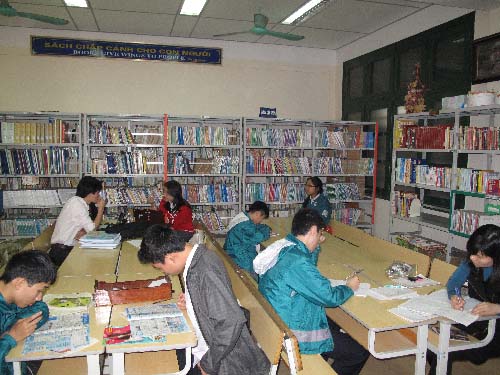 Giới thiệu về thư viện trường THCS & THPT Nguyễn Tất Thành